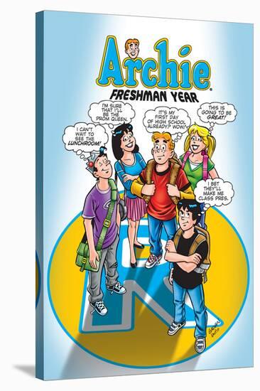 Archie Comics Cover: Archie No.587 Freshman Year-Bill Galvan-Stretched Canvas