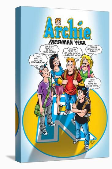 Archie Comics Cover: Archie No.587 Freshman Year-Bill Galvan-Stretched Canvas