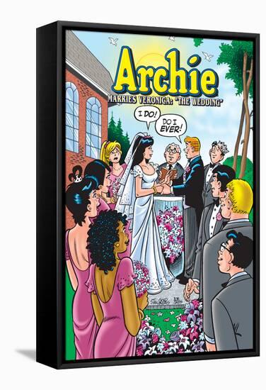 Archie Comics Cover: Archie No.601 Archie Marries Veronica: The Wedding-Stan Goldberg-Framed Stretched Canvas