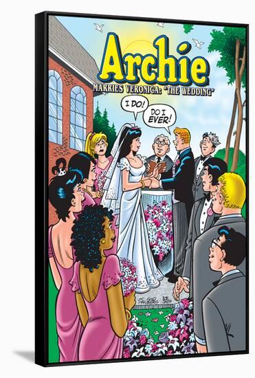 Archie Comics Cover: Archie No.601 Archie Marries Veronica: The Wedding-Stan Goldberg-Framed Stretched Canvas