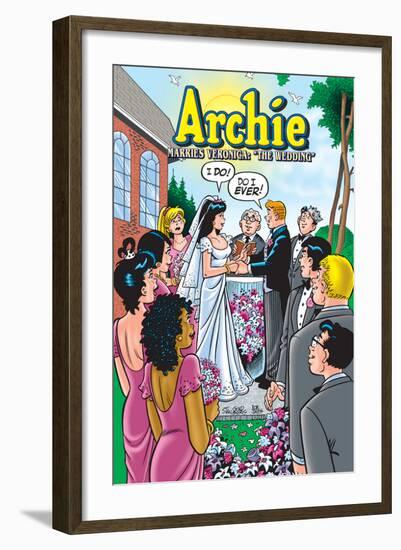 Archie Comics Cover: Archie No.601 Archie Marries Veronica: The Wedding-Stan Goldberg-Framed Art Print