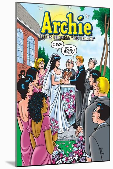 Archie Comics Cover: Archie No.601 Archie Marries Veronica: The Wedding-Stan Goldberg-Mounted Art Print