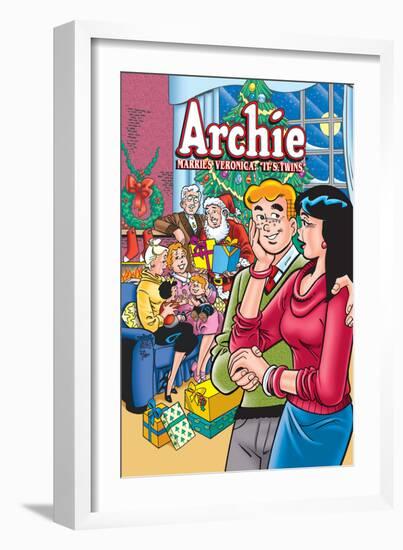 Archie Comics Cover: Archie No.602 Archie Marries Veronica: It's Twins.-Stan Goldberg-Framed Art Print