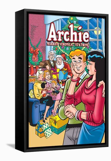 Archie Comics Cover: Archie No.602 Archie Marries Veronica: It's Twins.-Stan Goldberg-Framed Stretched Canvas