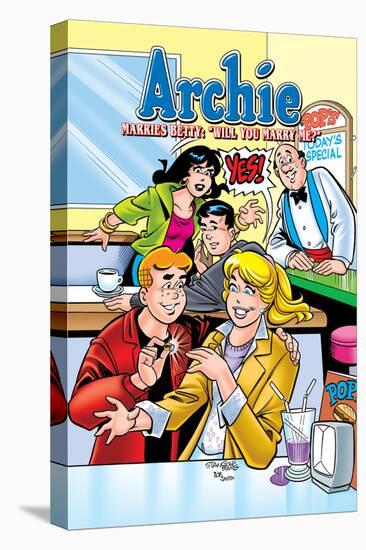 Archie Comics Cover: Archie No.603 Archie Marries Betty: Will You Marry Me?-Stan Goldberg-Stretched Canvas