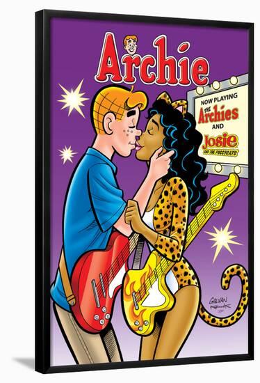 Archie Comics Cover: Archie No.608 The Archies And Josie And The Pussycats-Bill Galvan-Framed Poster