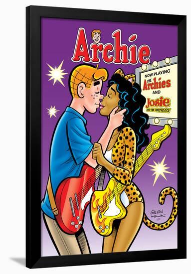 Archie Comics Cover: Archie No.608 The Archies And Josie And The Pussycats-Bill Galvan-Framed Poster