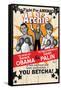 Archie Comics Cover: Archie No.617 Barack Obama and Sarah Palin Campaign Pains Part 2 (Variant)-Dan Parent-Framed Stretched Canvas