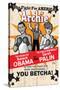 Archie Comics Cover: Archie No.617 Barack Obama and Sarah Palin Campaign Pains Part 2 (Variant)-Dan Parent-Stretched Canvas