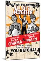 Archie Comics Cover: Archie No.617 Barack Obama and Sarah Palin Campaign Pains Part 2 (Variant)-Dan Parent-Mounted Poster