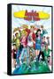 Archie Comics Cover: Archie World Tour-Rex Lindsey-Framed Stretched Canvas