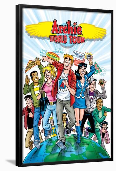 Archie Comics Cover: Archie World Tour-Rex Lindsey-Framed Poster