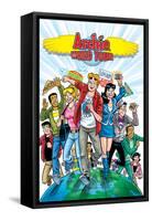 Archie Comics Cover: Archie World Tour-Rex Lindsey-Framed Stretched Canvas