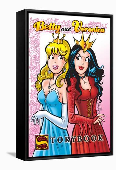 Archie Comics Cover: Betty and Veronica Storybook-Dan Parent-Framed Stretched Canvas