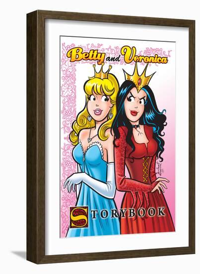 Archie Comics Cover: Betty and Veronica Storybook-Dan Parent-Framed Art Print