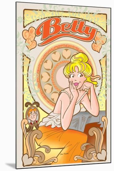 Archie Comics Cover: Betty No.185-Dan Parent-Mounted Poster