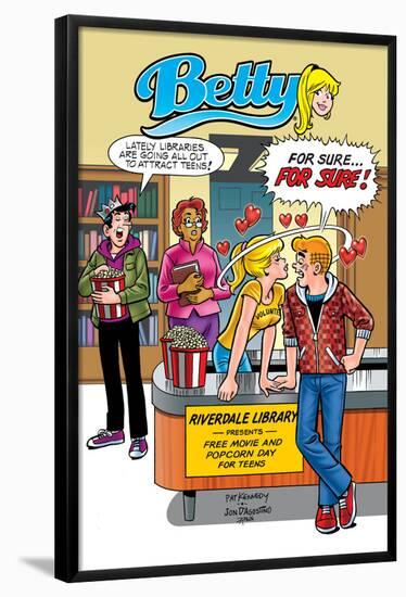 Archie Comics Cover: Betty No.190-Pat Kennedy-Framed Poster