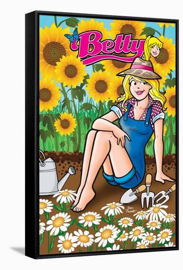 Archie Comics Cover: Betty No.191-Dan Parent-Framed Stretched Canvas