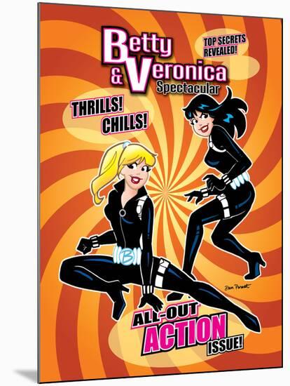 Archie Comics Cover: Betty & Veronica Spectacular No.87 All Out Action Issue!-Dan Parent-Mounted Poster