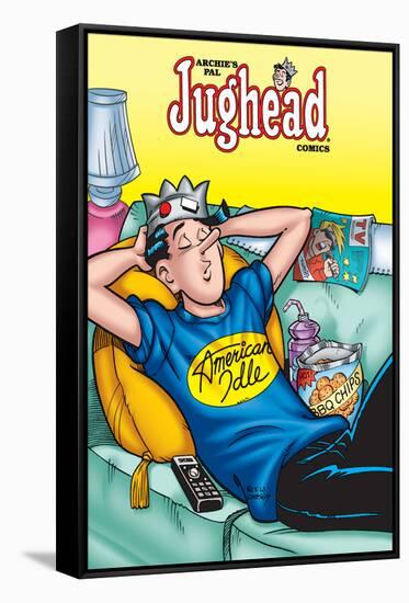 Archie Comics Cover: Jughead No.186 American Idle-Rex Lindsey-Framed Stretched Canvas
