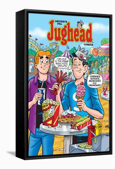 Archie Comics Cover: Jughead No.195 Carnival Food-Rex Lindsey-Framed Stretched Canvas