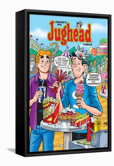 Archie Comics Cover: Jughead No.195 Carnival Food-Rex Lindsey-Framed Stretched Canvas