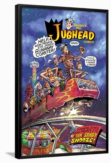 Archie Comics Cover: Jughead No.204 Jughead Jones: Semi-Private Eye Pt 3 A Tan & Sandy Snooze!-Rex Lindsey-Framed Poster