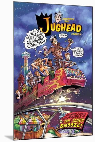 Archie Comics Cover: Jughead No.204 Jughead Jones: Semi-Private Eye Pt 3 A Tan & Sandy Snooze!-Rex Lindsey-Mounted Poster