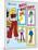 Archie Comics Fashions: Betty's Bell Bottoms-null-Mounted Art Print