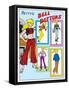 Archie Comics Fashions: Betty's Bell Bottoms-null-Framed Stretched Canvas