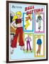 Archie Comics Fashions: Betty's Bell Bottoms-null-Framed Art Print