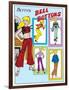 Archie Comics Fashions: Betty's Bell Bottoms-null-Framed Art Print