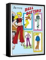 Archie Comics Fashions: Betty's Bell Bottoms-null-Framed Stretched Canvas