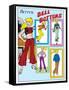 Archie Comics Fashions: Betty's Bell Bottoms-null-Framed Stretched Canvas