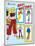 Archie Comics Fashions: Betty's Bell Bottoms-null-Mounted Art Print