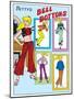 Archie Comics Fashions: Betty's Bell Bottoms-null-Mounted Art Print