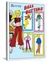 Archie Comics Fashions: Betty's Bell Bottoms-null-Stretched Canvas