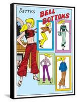 Archie Comics Fashions: Betty's Bell Bottoms-null-Framed Stretched Canvas