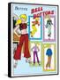 Archie Comics Fashions: Betty's Bell Bottoms-null-Framed Stretched Canvas