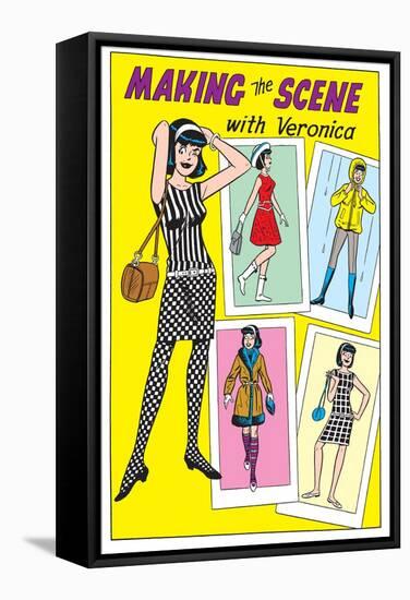 Archie Comics Fashions: Making The Scene With Veronica-null-Framed Stretched Canvas