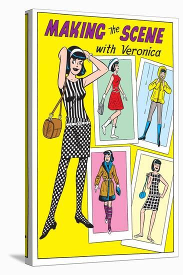 Archie Comics Fashions: Making The Scene With Veronica-null-Stretched Canvas