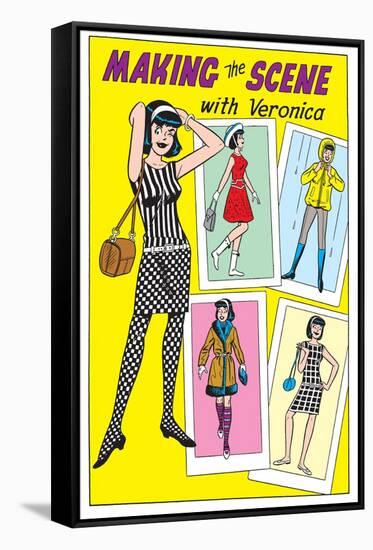 Archie Comics Fashions: Making The Scene With Veronica-null-Framed Stretched Canvas