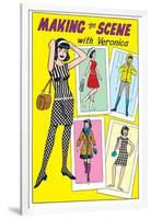 Archie Comics Fashions: Making The Scene With Veronica-null-Framed Art Print