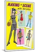 Archie Comics Fashions: Making The Scene With Veronica-null-Mounted Art Print