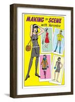Archie Comics Fashions: Making The Scene With Veronica-null-Framed Art Print