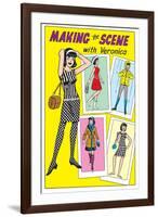 Archie Comics Fashions: Making The Scene With Veronica-null-Framed Art Print