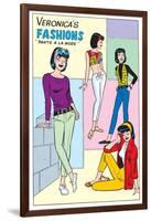 Archie Comics Fashions: Veronica's Fashions Pants A La Mode-null-Framed Art Print