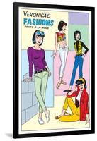 Archie Comics Fashions: Veronica's Fashions Pants A La Mode-null-Framed Art Print