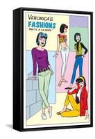 Archie Comics Fashions: Veronica's Fashions Pants A La Mode-null-Framed Stretched Canvas