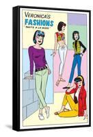 Archie Comics Fashions: Veronica's Fashions Pants A La Mode-null-Framed Stretched Canvas